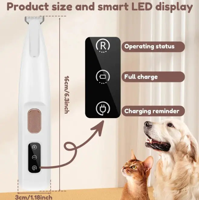 Pets Paw Trimmer w/LED Light - King & Paws