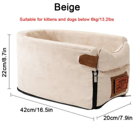 Portable Pet Dog Car Seat - King & Paws