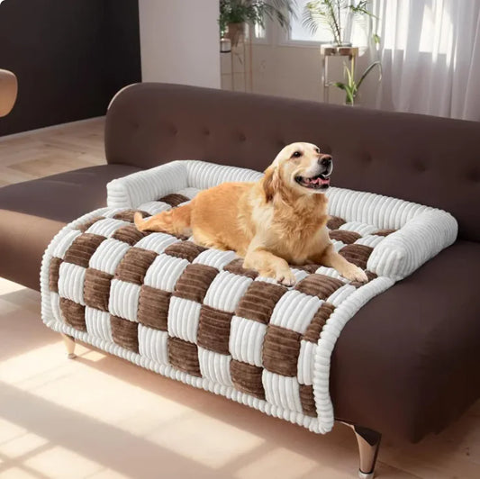 Cozy Plush Pet Bed - King & Paws