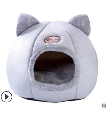 Cozy Cat Bed for Deep Sleep Pet Comfort (One Set) - King & Paws