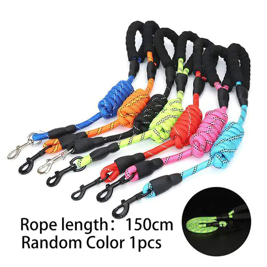 1.5M Reflective Dog Leash with Padded Handle - King & Paws